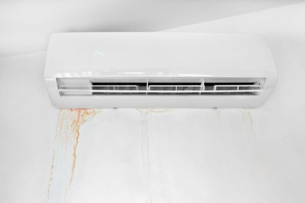 air conditioning unit water damage